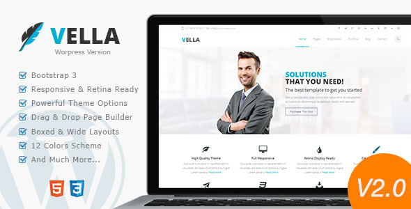 Vella - Modern Business Theme Logo